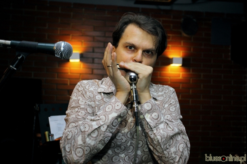 Adam Bartoś at Rock Bar Lublin during Lublin Blues Session by Daniel Drobik