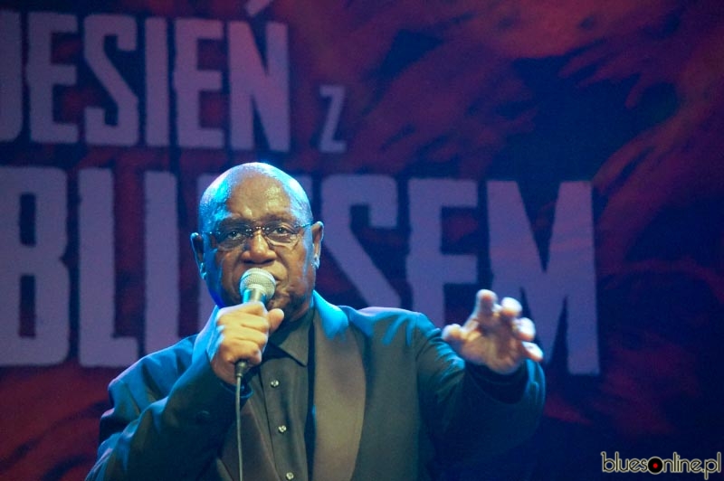 Mighty Sam McClain gave Poland a brilliant show during Jesień z Bluesem festial in Poland, Białystok, 22.11.2014
