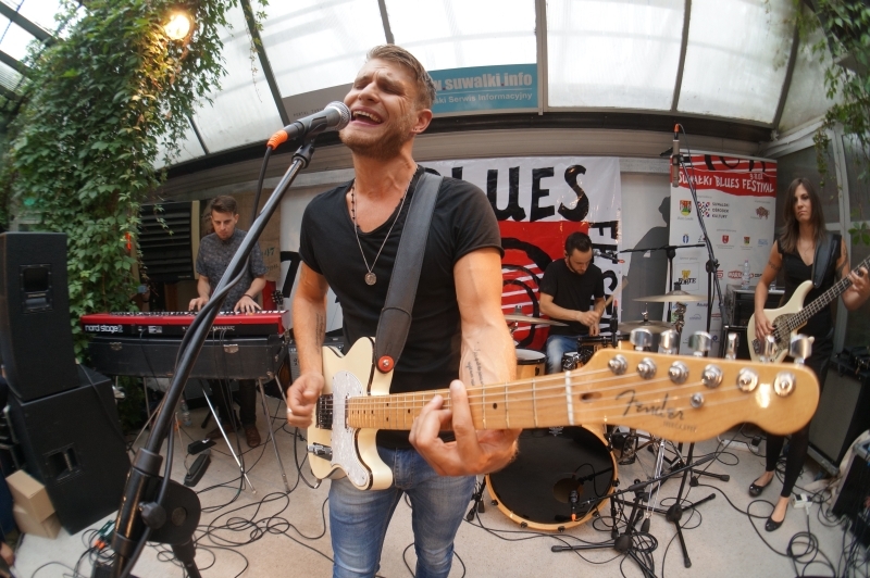 Ben Poole during VIII Suwałki Blues Festival