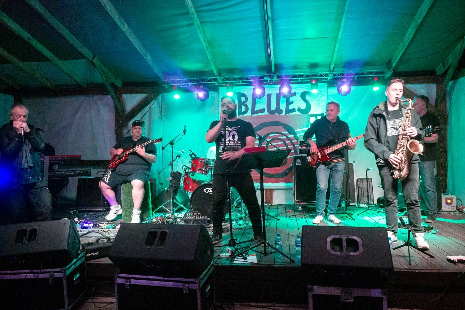 Gęsia Skórka Blues Band w Black Pub Komin, Suwałki Blues Festival, 08.07.2022